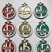 Personalised Name Baubles