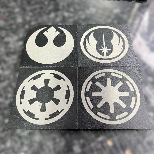 Star Wars Slate Coaster Set