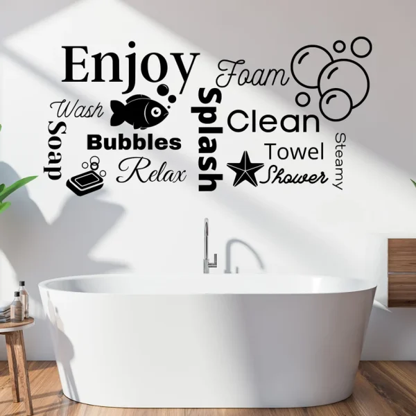 Enjoy Bathroom wall art