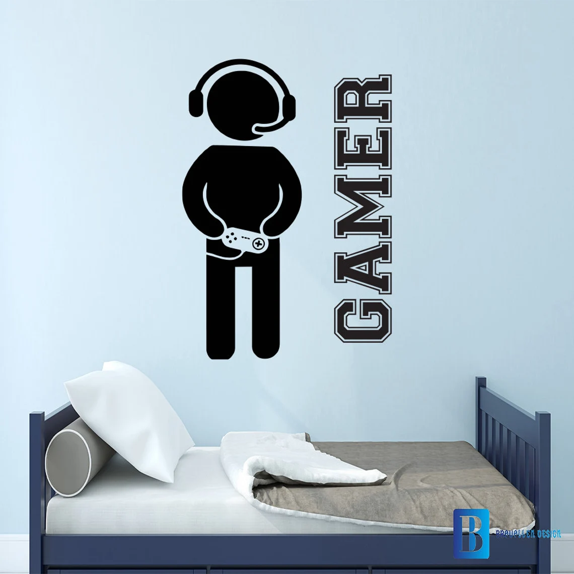Gaming vinyl wall art
