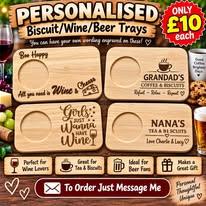 Personalised Tea & Biscuits Tray